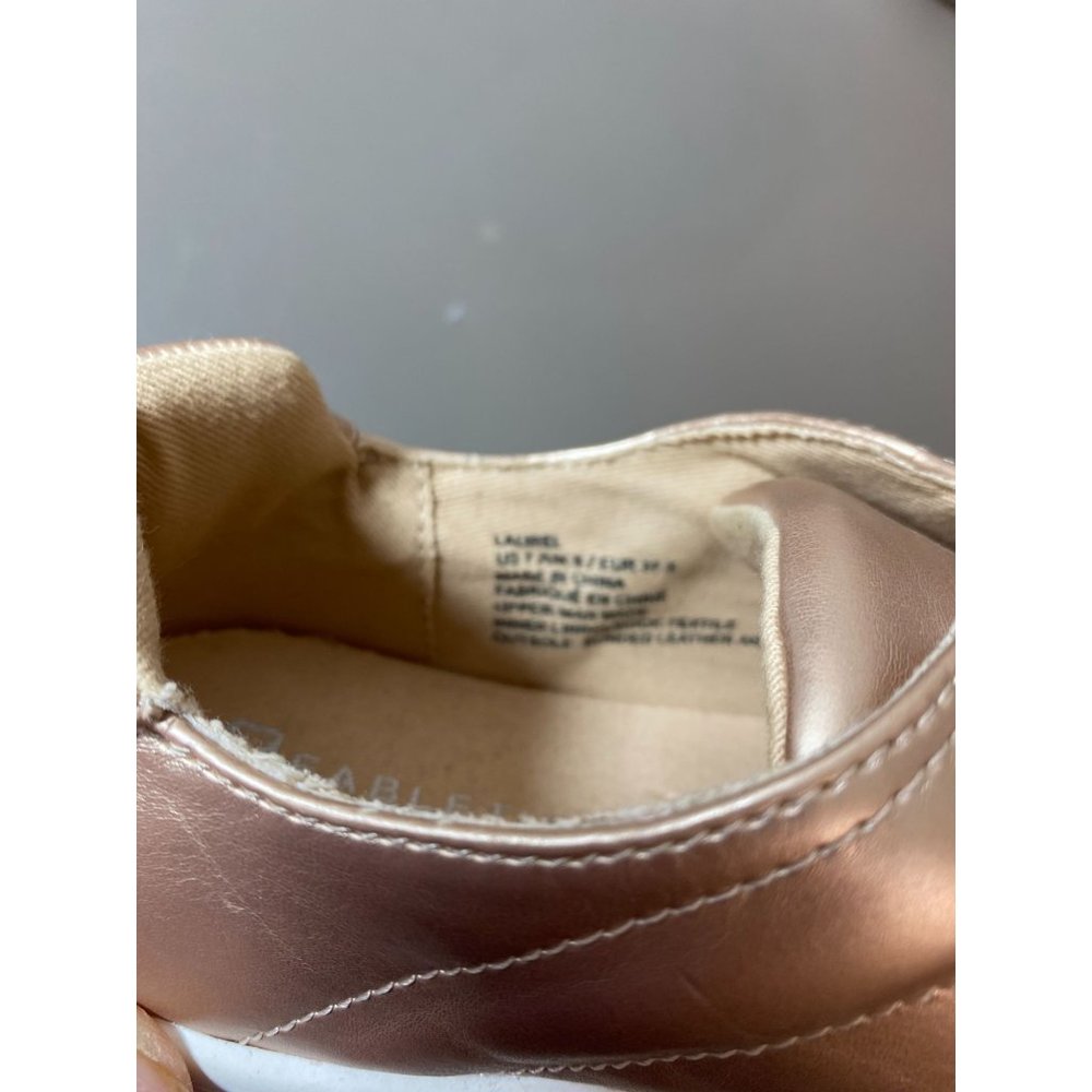 Fabletics Laurel Court Sneakers Womens Size 7 Metallic Rose Gold Slip On Shoes - Picture 10 of 11